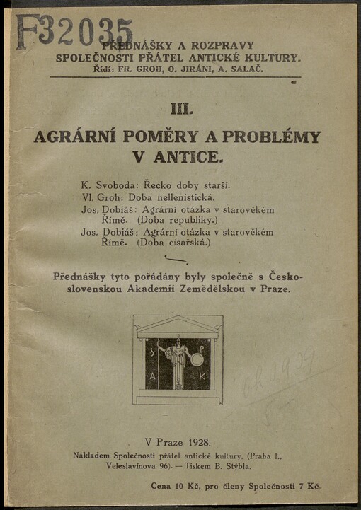 Agrární poměry a problémy v antice