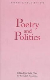 Poetry and Politics (Essays and Studies)