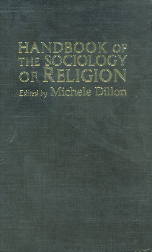 Handbook of the sociology of religion