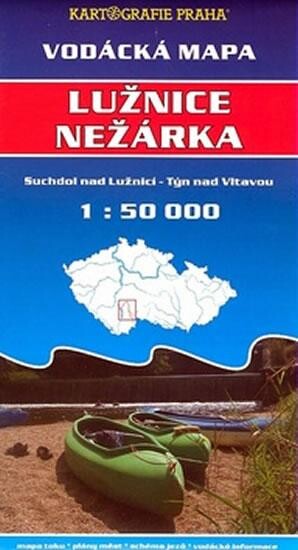 Lužnice, Nežárka Suchdol nad Lužnicí - Týn nad Vltavou : vodácká mapa 1:50 000