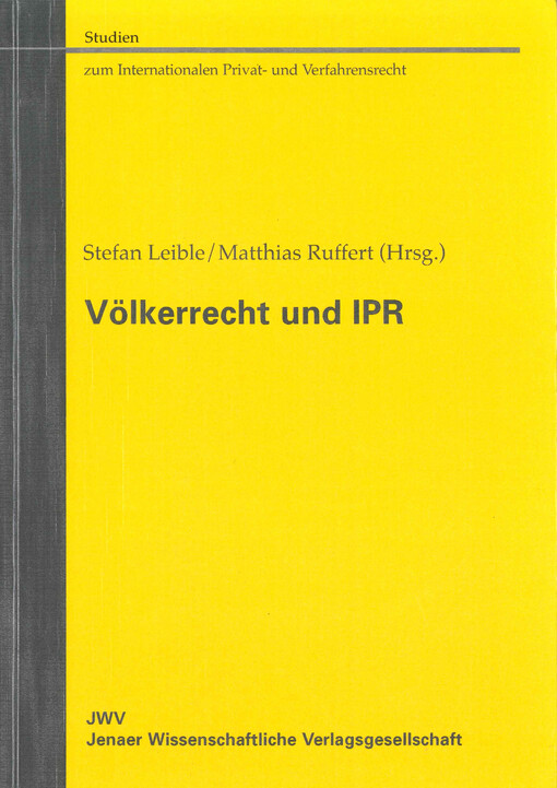 Völkerrecht und IPR