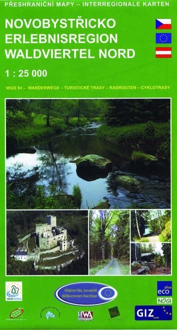 Novobystřicko Erlebnisregion Waldviertel Nord : cykloturistická a turistická mapa 1:25 000