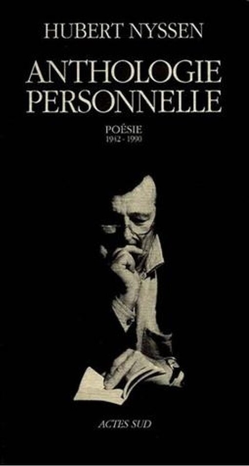 Anthologie personnelle: Poesie, 1942-1990 (French Edition)
