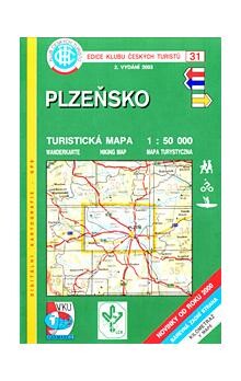 Plzeňsko turistická mapa 1:50^000 : novinky od roku 2000; barevná zadní strana; kilometráž v mapě : digitální kartografie, GPS