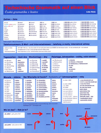 Tschechische Grammatik auf einen Blick = Česká gramatika v kostce