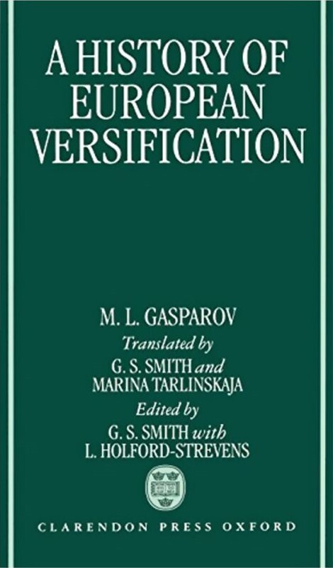 A History of European Versification