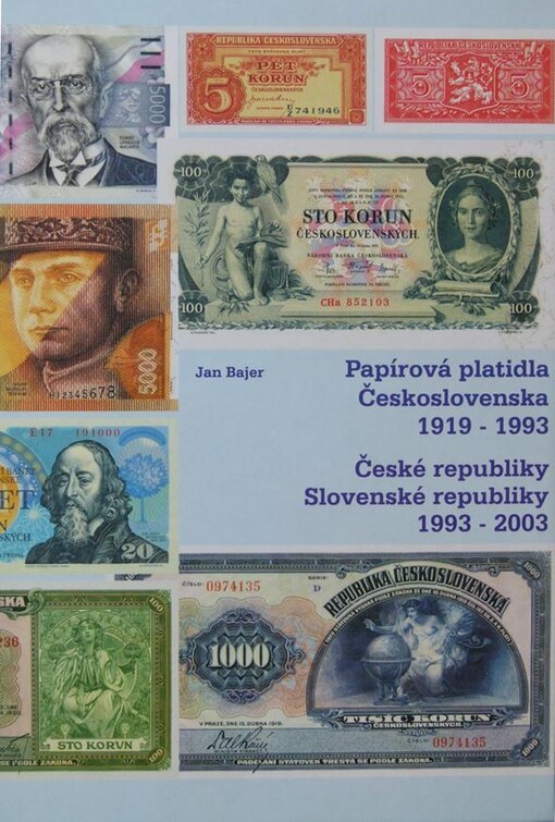 Papírová platidla Československa 1919-1993, České republiky, Slovenské republiky 1993-2003