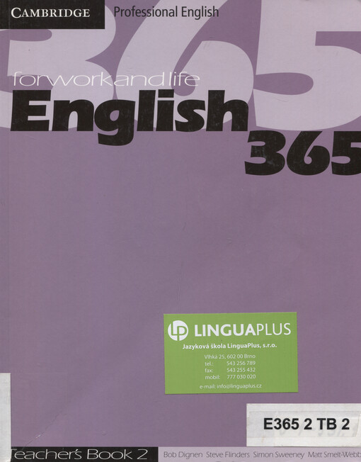 English 365. Teacher's book 2