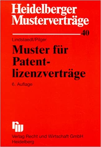 Muster für Patentlizenzverträge