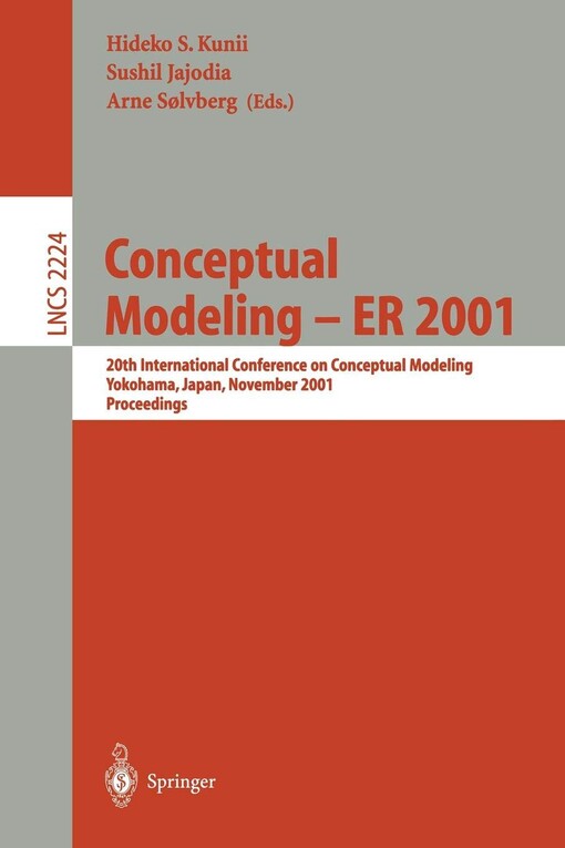 Conceptual Modeling ER 2001