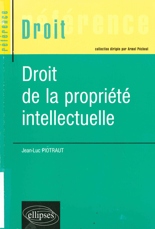 Droit de la propriété intellectuelle