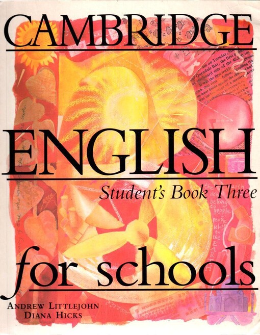 Cambridge English for schools. Student's book three