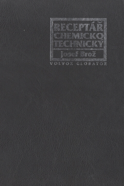 Receptář chemicko-technický