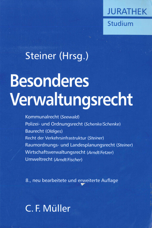 Besonderes Verwaltungsrecht : ein Lehrbuch