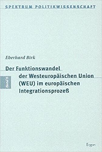 Der Funktionswandel der Westeuropäischen Union (WEU) im europäischen Integrationsprozeß