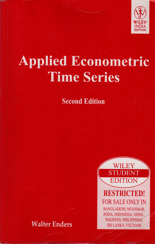 Applied econometric time series