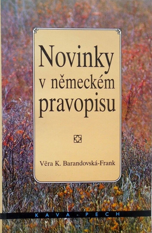 Novinky v německém pravopisu.