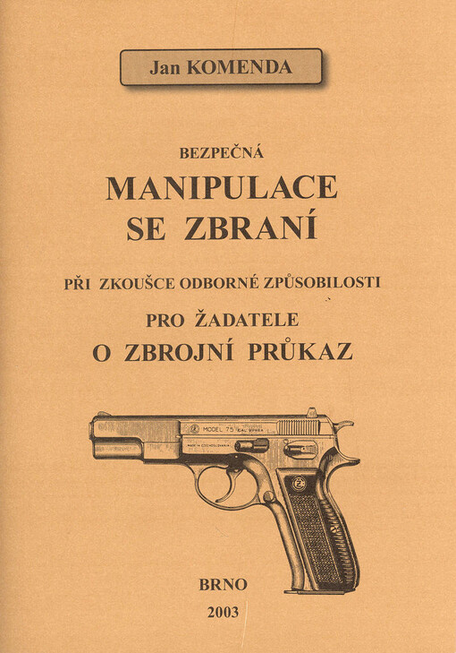 Bezpečná manipulace se zbraní při zkoušce odborné způsobilosti pro žadatele o zbrojní průkaz