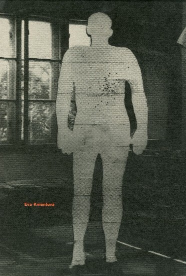 Eva Kmentová :[Severočeská galerie výtvarného umění v Litoměřicích červenec - září 2003, Západočeská galerie v Plzni říjen - listopad 2003, Muzeum Kampa, Nadace Jana a Medy Mládkových leden - únor 2004]