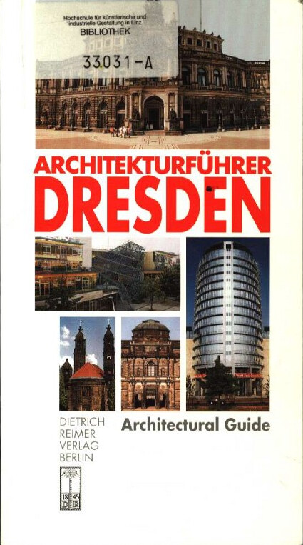 Architekturführer Dresden = Architectural guide to Dresden