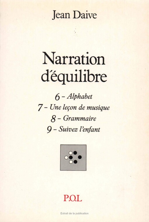 Narration d'équilibre