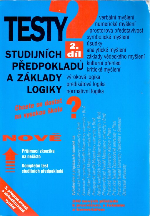 Testy studijních předpokladů pro střední školy