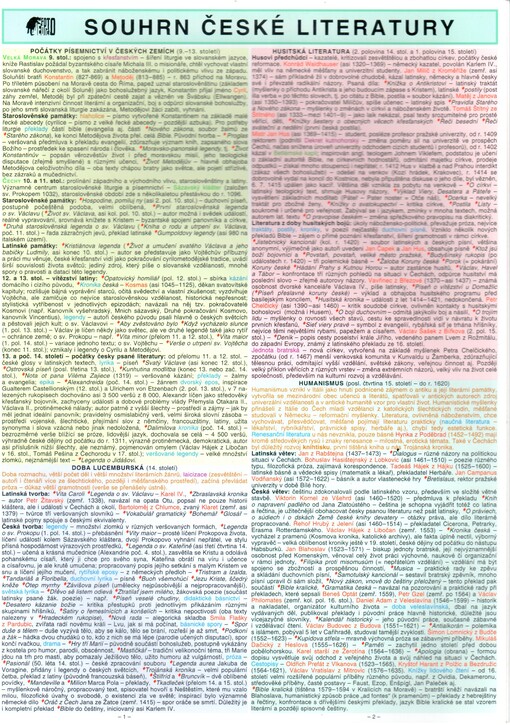 Souhrn české literatury