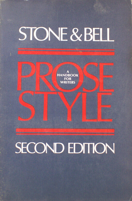 Prose Style: A Handbook for Writers