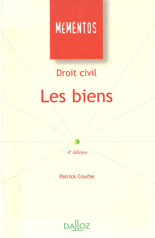 Droit civil : les biens