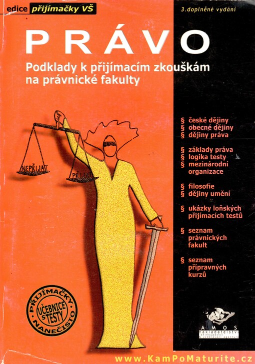 Právo: podklady k přijímacím zkouškám na právnické fakulty