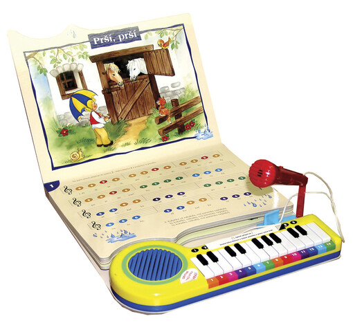 My jsme malí muzikanti piano se světýlkem, které tě naučí hrát