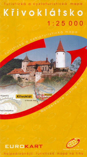 Křivoklátsko turistická a cykloturistická mapa