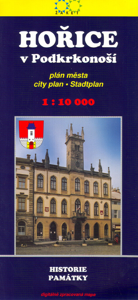 Hořice v Podkrkonoší plán města 1:10 000