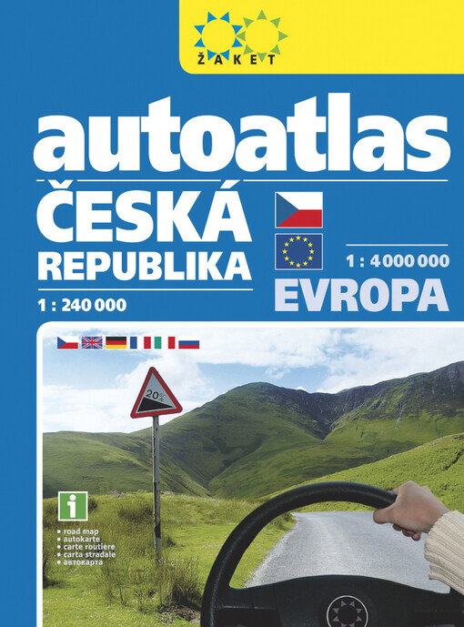 Autoatlas Česká republika 1:240 000 Autoatlas Evropa 1:4 000 000