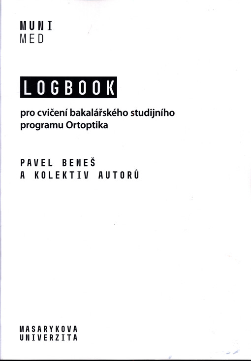 Logbook pro cvičení bakalářského studijního programu Ortoptika