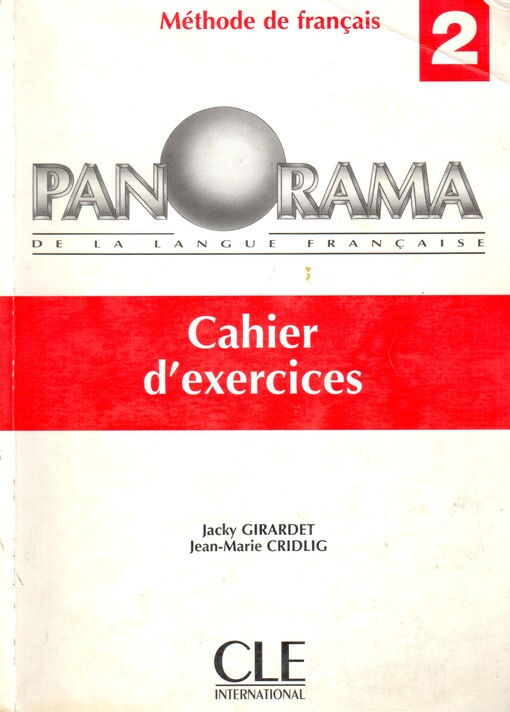 Panorama de la language française. 2, Cahier d`exercices