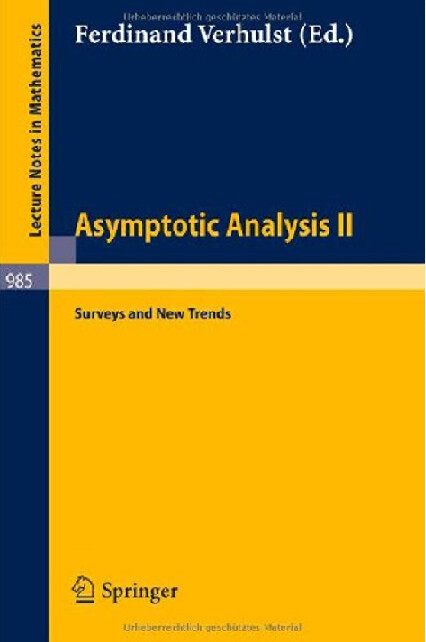 Asymptotic analysis. II, Surveys and new trends