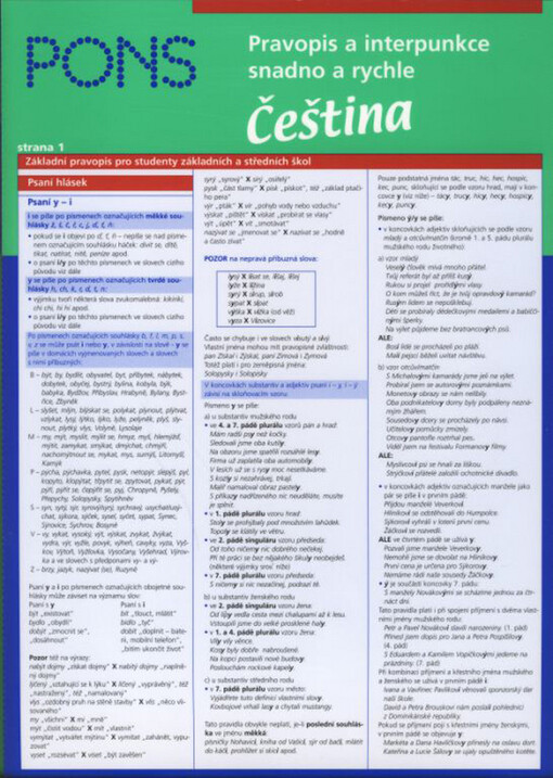 Pravopis a interpunkce snadno a rychle. Čeština