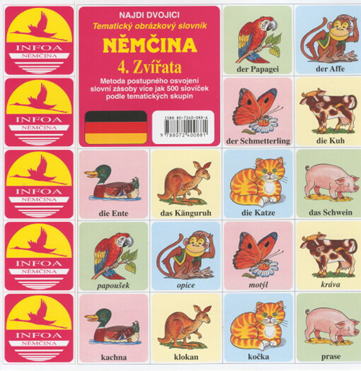 Němčina tematický obrázkový slovník, Díl 4