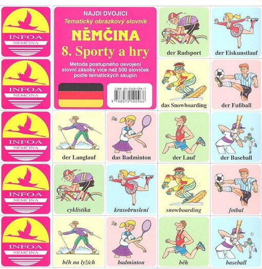 Němčina tematický obrázkový slovník, Díl 8