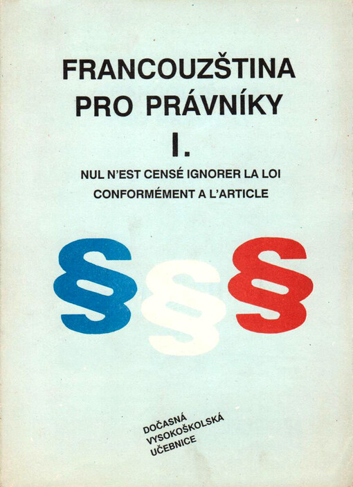 Francouzština pro právníky