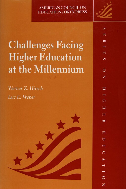 Challenges Facing Higher Education at the Millennium: (American Council on Education Oryx Press Series on Higher Education)