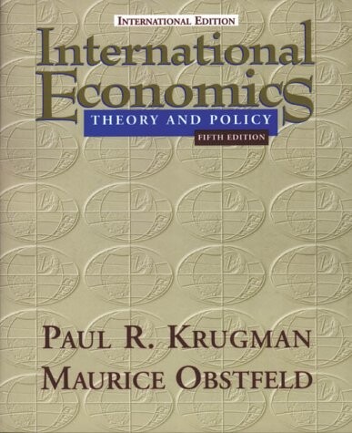 International economics : theory and policy