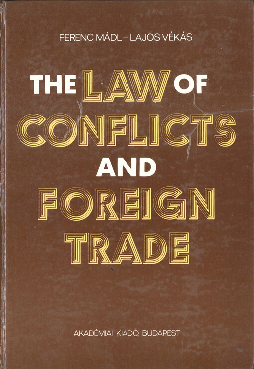 The law of conflicts and foreign trade