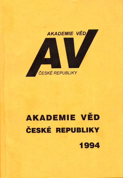Akademie věd České republiky [1996] : informační příručka