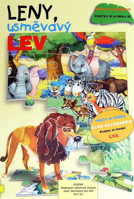 Leny, usměvavý lev : přečti si příběh, slož skládanku, postav si model lva