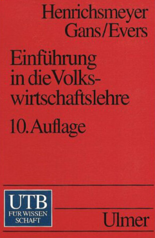 Einführung in die Volkswirtschaftslehre