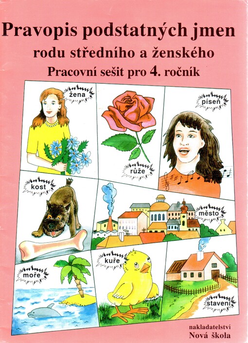 Pravopis podstatných jmen rodu středního a ženského : pracovní sešit pro 4. ročník