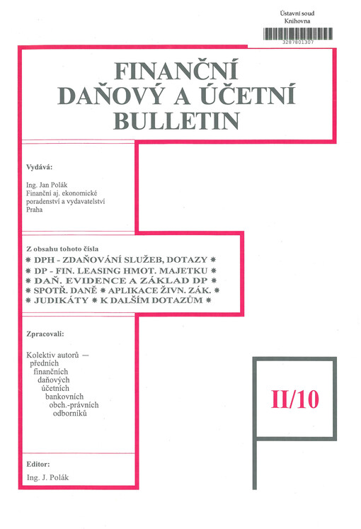 Finanční, daňový a účetní bulletin