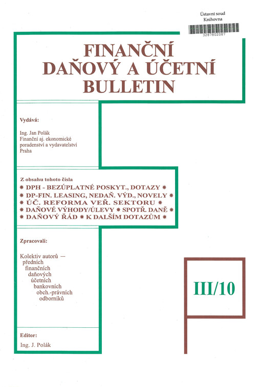 Finanční, daňový a účetní bulletin
